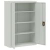 vidaXL Office Cabinet 90x40x140cm Steel Grey