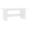vidaXL Dining Table | White | Engineered wood | Minimalistic | Dining Table