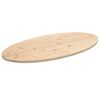 vidaXL Table Top 90x45x2,5 cm Solid Wood Pine Oval