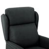 vidaXL Massage Chair Dark Grey Fabric