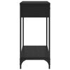 vidaXL Console Table Black oak 100 x 34.5 x 75 cm Engineered wood