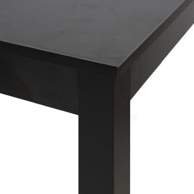 vidaXL Bar Table MDF Black 115x55x107 cm