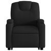 vidaXL Stand up Massage Recliner Chair Black Fabric