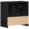 vidaXL Bathroom Cabinet Black 60x33x61 cm Engineered Wood