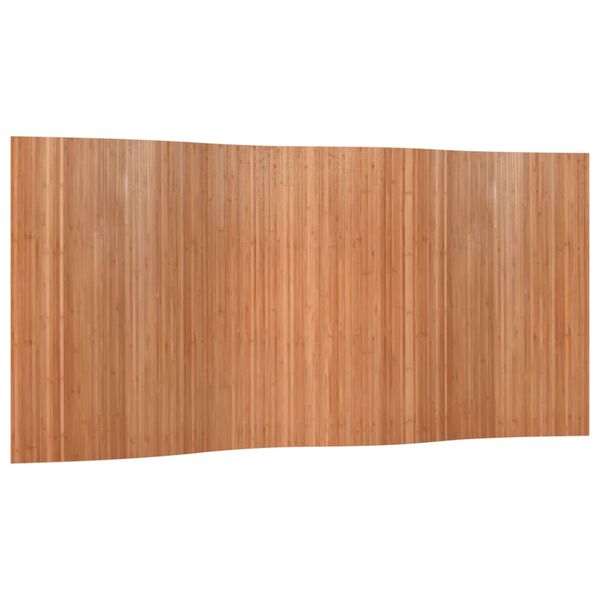 vidaXL Room Divider Natural Width 400 cm Height 165 cm Bamboo