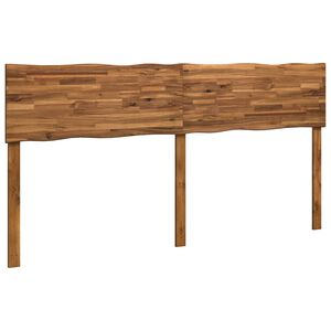 vidaXL Live Edge Headboard ROSTOCK Natural 180 cm Solid Acacia Wood