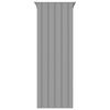 vidaXL Bird Cage Grey 115x78x200 cm Galvanised Steel