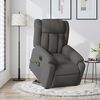 vidaXL Electric Stand up Massage Recliner Chair Dark Grey Fabric
