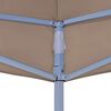 vidaXL Party Tent Roof 6x3 m Taupe 270 g/m²