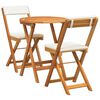 vidaXL Garden Dining Set 3 pcs Oil Natural Solid Acacia Wood