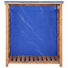 vidaXL Firewood Storage Shed 105x38x115 cm Solid Acacia Wood