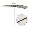 vidaXL Garden Parasol Sand 294 x 150 x 224 cm Polyester and Steel