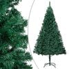 vidaXL Artificial Pre-lit Christmas Tree with Thick Branches Green 210 cm