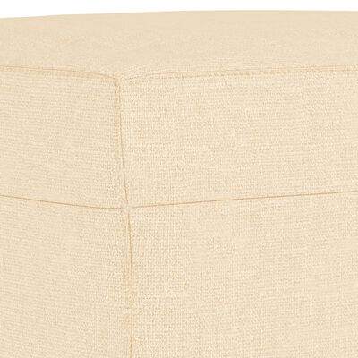 vidaXL Bench Cream 100x35x41 cm Fabric