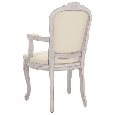 vidaXL Dining Chairs 2 pcs Beige 62x59.5x100.5 cm linen