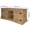 vidaXL TV Cabinet Mexican Pine Corona Range 120x40x52 cm