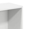 vidaXL 2-Tier Book Cabinet White 40x30x76.5 cm Engineered Wood