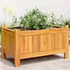 vidaXL Garden Planter with Liner 54x31x30 cm Solid Wood Acacia