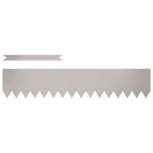 vidaXL Lawn Edging 10 pcs Brown 100 x 0.05 x 20 cm Weathering Steel