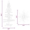 vidaXL Wooden Christmas Tree for Decoration 90 cm Solid Wood Pine