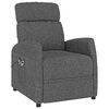 vidaXL Stand up Massage Chair Dark Grey Fabric