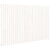 vidaXL Wall Headboard White 185x3x110 cm Solid Wood Pine