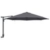 vidaXL Garden Parasol Manual Anthracite 248 x 248 x 148 cm