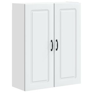 vidaXL Dishwasher Panel Kalmar White 80 x 31 x 100 cm Engineered Wood