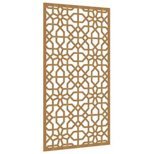 vidaXL Garden Wall Decoration 105x55 cm Corten Steel Moorish Design
