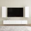 vidaXL TV Cabinet White 30.5x30x90 cm Engineered Wood