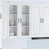 vidaXL Kitchen Cabinet with Shelf High Gloss White 40 x 31 x 100 cm
