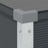 vidaXL Planter Anthracite 100 x 45 x 90 cm Galvanised Steel