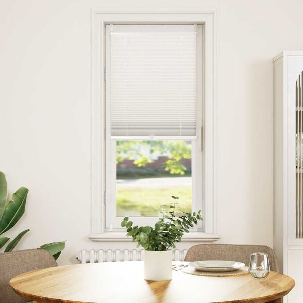 Plisse Blind 40x150cm White Pleated Blind