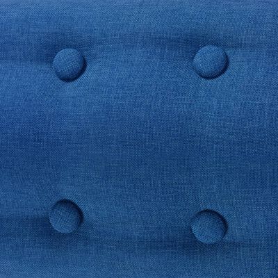 vidaXL Armchair Blue Fabric