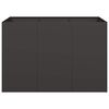 vidaXL Planter Black 120x80x80 cm Steel