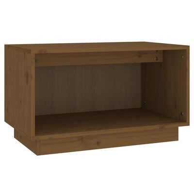 vidaXL TV Cabinet Honey Brown 60x35x35 cm Solid Wood Pine