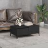 vidaXL Coffee Table Black 90x50x36.5 cm Engineered Wood