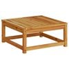 vidaXL Garden Table 63x63x30 cm Solid Wood Acacia