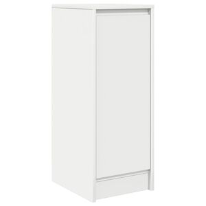 vidaXL Sideboard White 29.5x34x76 cm Engineered Wood
