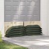 vidaXL Sandbags 100 pcs Dark Green 103x25 cm HDPE