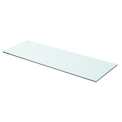 vidaXL Shelf Panel Glass Clear 70x25 cm
