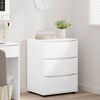 vidaXL Storage Cabinet High Gloss White 60 x 48 x 81 cm