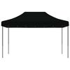 vidaXL Foldable Party Tent Pop-Up Black 440x292x315 cm
