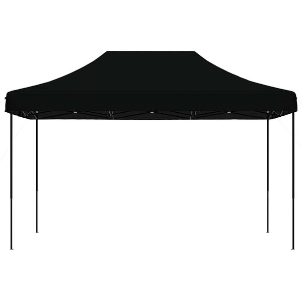 vidaXL Foldable Party Tent Pop-Up Black 440x292x315 cm