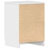 vidaXL Bedside Cabinets 2 pcs High Gloss White 38x35x56 cm Engineered Wood