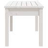 vidaXL Garden Bench White 80x44x45 cm Solid Wood Pine