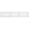 vidaXL Gabion Wall with Covers Galvanised Steel 300x50x50 cm