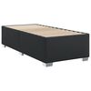 vidaXL Bed Frame without Mattress Black 90x190 cm Faux Leather