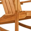 vidaXL Garden Adirondack Rocking Chair Solid Wood Teak