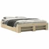 vidaXL Bed Frame without Mattress Sonoma Oak 150x200 cm Engineered Wood